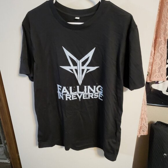 NWT FALLING IN REVERSE ART PRINT T-SHIRT SZ L - Picture 2 of 4